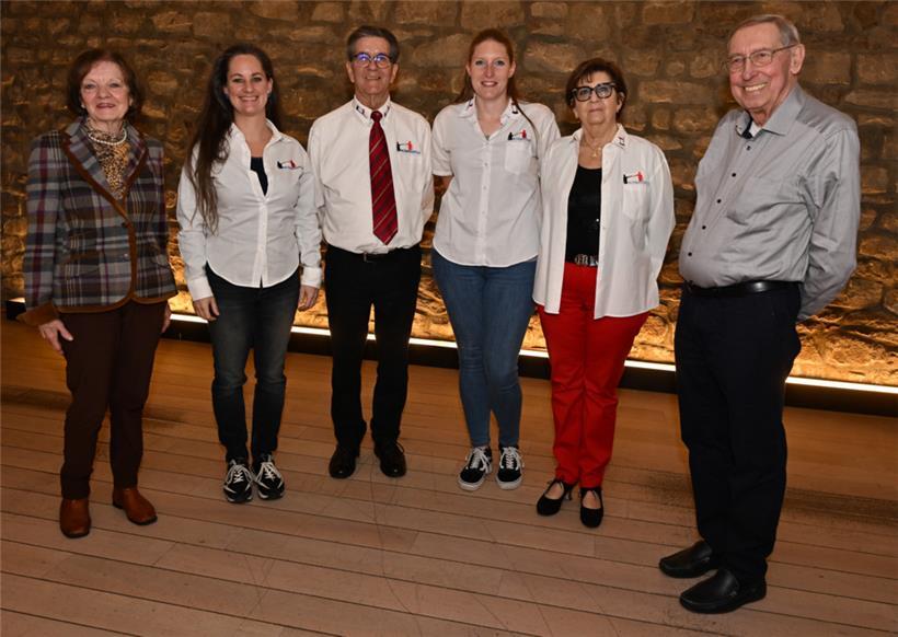 V.l.: Florence Boever, Christiane Bourg, Fernand Kneip, Tanja Heintz, Evelyne Biagioni-Hornemann und Arthur Henrion von Protransplant.lu
