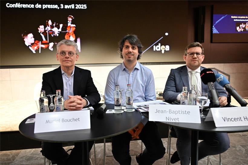 V.l.: Muriel Bouchet, Jean-Baptiste Nivet und Vincent Hein
