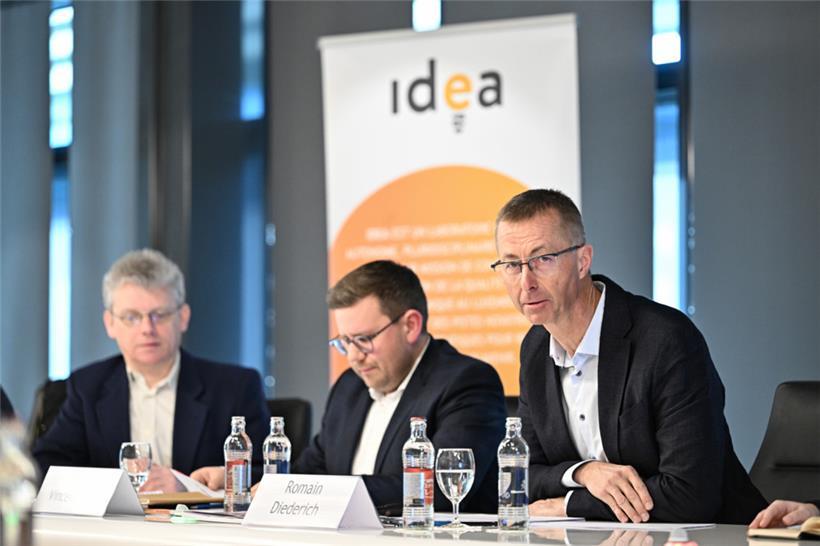 V.l.: Muriel Bouchet, Vincent Hein, Romain Diederich
