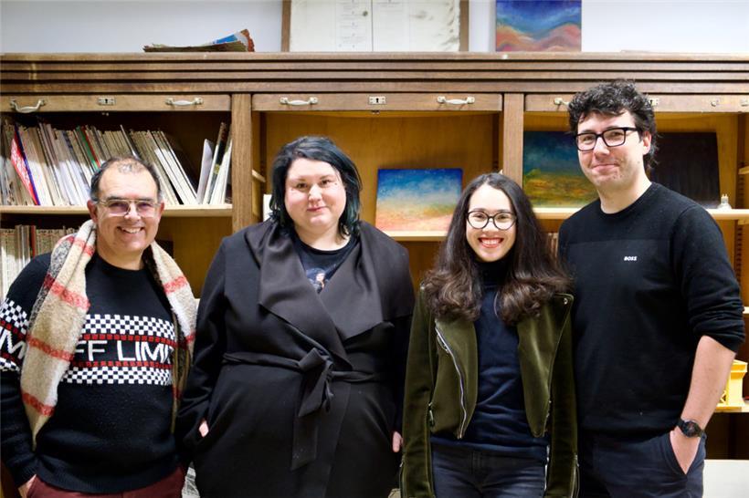 V.l.: Paolo Lobo, Martine Pinnel, Lynn Theisen und Edouard Olszewski
