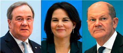 V.l.n.r.: Armin Laschet, Annalena Baerbock, Olaf Scholz: Sollen nur sie drei sich in TV-Debatten zwischen Spitzenkandidaten gegenüberstehen?
