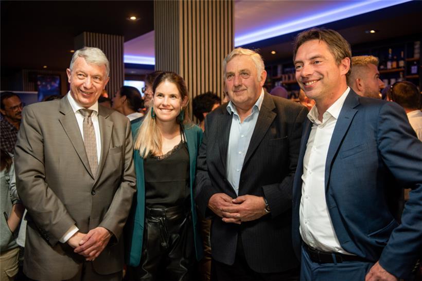 V.l.n.r.: Fernand Kartheiser, Alexandra Schoos, Jeff Engelen und Fred Keup
