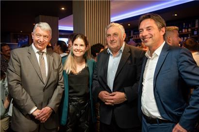 V.l.n.r.: Fernand Kartheiser, Alexandra Schoos, Jeff Engelen und Fred Keup
