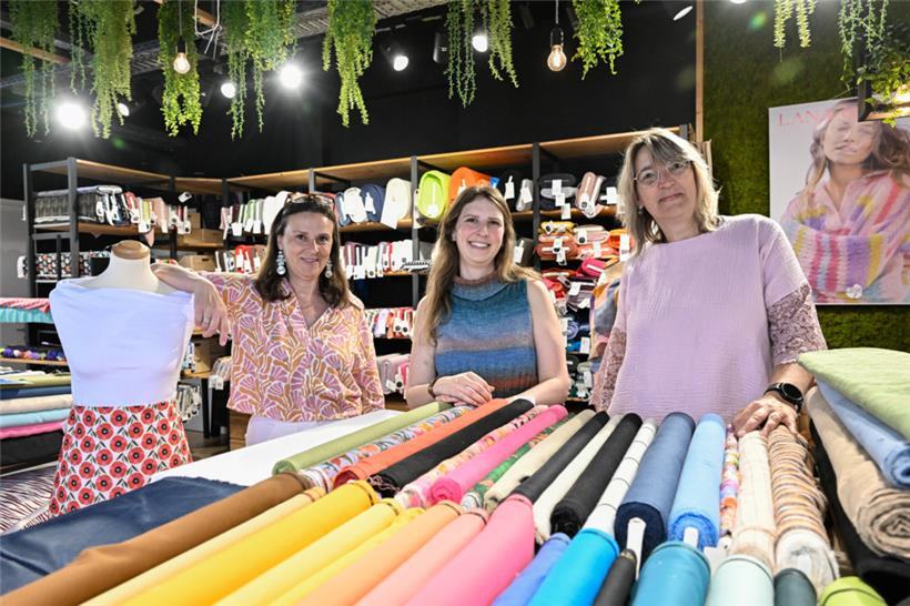 V.l.n.r.: Winny, Line und Nadine betreiben das „Bitz- a Kaffi-Haus“ in Diekirch
