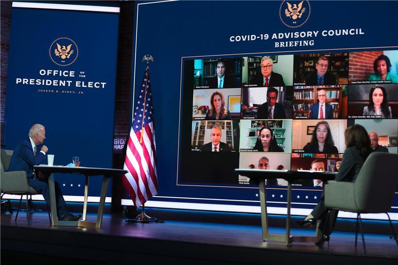 Voller Tatendrang: Neben einer Covid-19-Taskforce hat Joe Biden auch schon Anordnungen ausgearbeitet, die sofort in Kraft treten sollen
