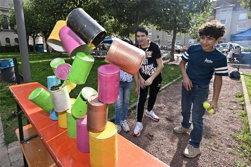 Volltreffer: Gute Laune herrschte am Samstag beim „Quartiersfest“ im Escher Bruch-Viertel
