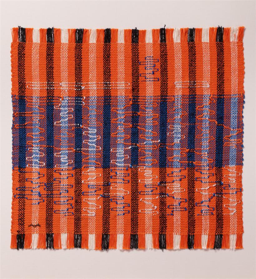 Vom Bauhaus in die USA: Anni Albers, hier ihr Werk „Intersecting“ aus dem Jahr 1962

