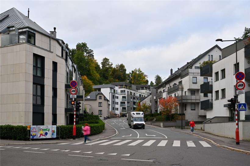 Vom Rollingergrund aus führt das Val Saint-André hoch zum CHL-Krankenhaus