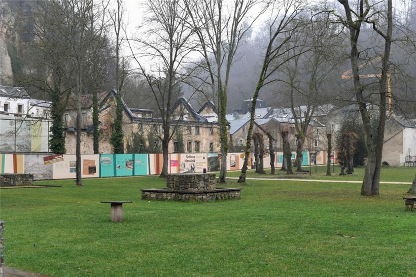 Vom ehemaligen Renaissance-Garten ist nichts mehr zu sehen. Soll er wiederherges...