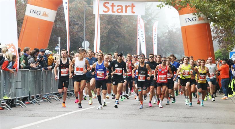 Von 1.375 Läufern erreichten 1.370 über die Halbmarathon-Distanz das Ziel
