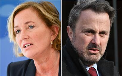 Von Partnern in Krisenzeiten zu Gegnern im Wahlkampf: Paulette Lenert und Xavier Bettel
