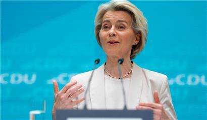 Von der Leyen braucht die Stimmen von mindestens 15 Staats- und Regierungschefs, um als Kommissionschefin wiedergewählt zu werden
