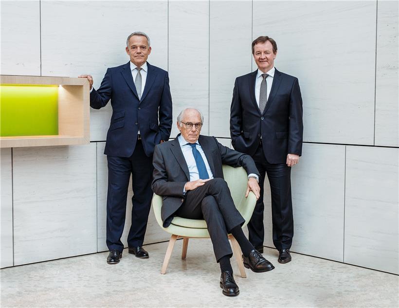 Von links nach rechts: Guy Hoffmann, Ernest Cravatte und Yves Biewer
