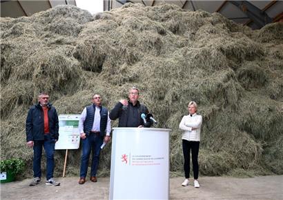 Von links nach rechts: Louis Boonen, Nico Antony, Aloyse Marx und Martine Hansen
