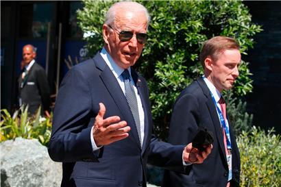 Vor Bidens Pressekonferenz am Dienstagabend meldeten US-Medien, der US-Präsident wolle am Abzugstermin festhalten
