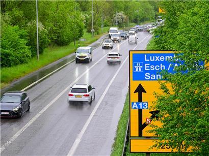 Vor allem die avenue de l’europe als Teil der „Collectrice“ wird als großer Störfaktor angesehen