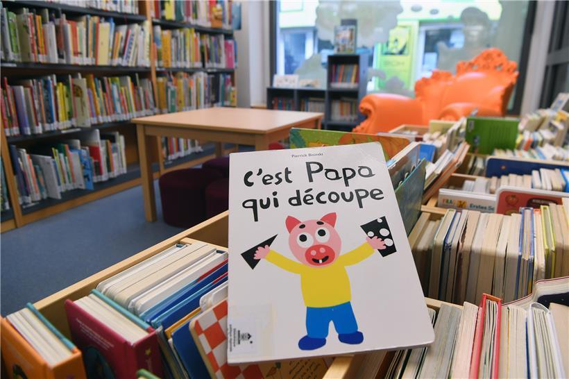 Vor allem im Kinderbereich hat die Düdelinger Bibliothek vieles im Angebot
