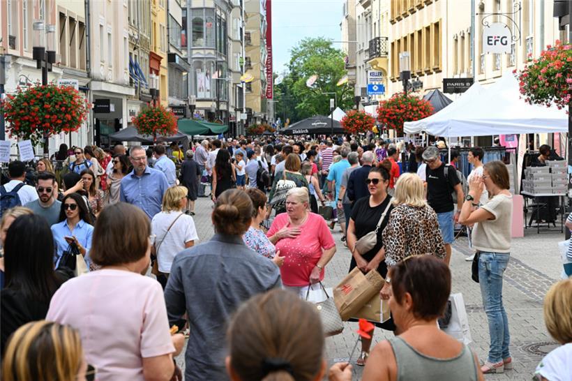 Vor allem in der Oberstadt war am Montag viel los
