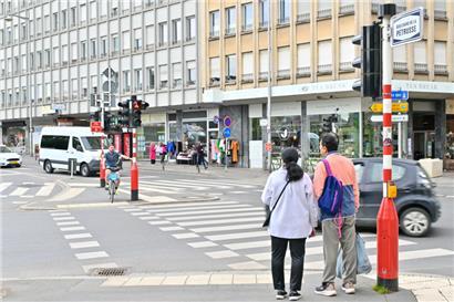 Vor rund drei Jahren überprüfte das Zentrum für urbane Gerechtigkeit (ZUG), ob Zebrastreifen in Luxemburg-Stadt konform zur Straßenverkehrsordnung sind 
