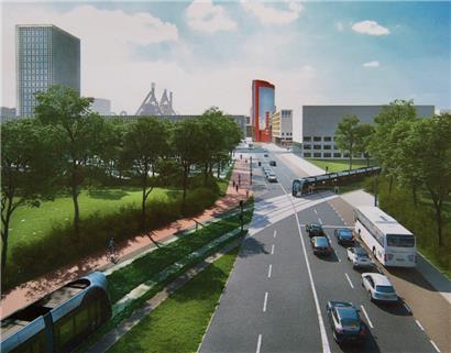 Vorfahrt öffentlicher Transport: So könnte es 2035 in Belval aussehen
