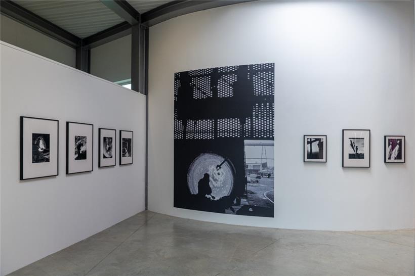 Vue de l’exposition à la galerie Schlaasgoart
