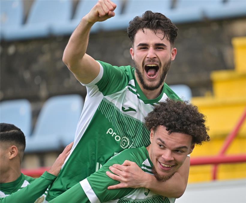 Während Topangreifer Elias Filet (r.) nach Sochaux zurückkehrte, ist sein Sturmpartner Antoine Mazure geblieben
