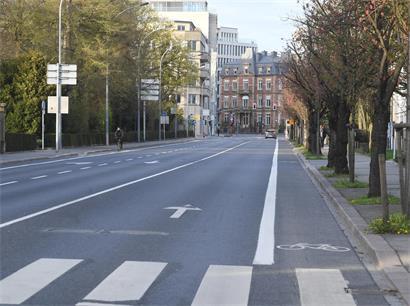 Während der Allerheiligenferien finden in der avenue Marie-Thérèse Bauarbeiten statt