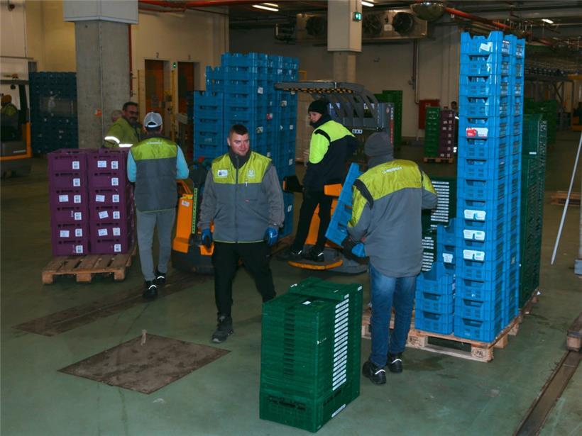 Während der „Fouer“ verteilen die Mitarbeiter der „Provençale“ vor Ort täglich 40 bis 60 Paletten
