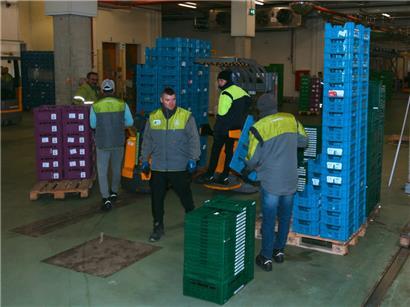 Während der „Fouer“ verteilen die Mitarbeiter der „Provençale“ vor Ort täglich 40 bis 60 Paletten
