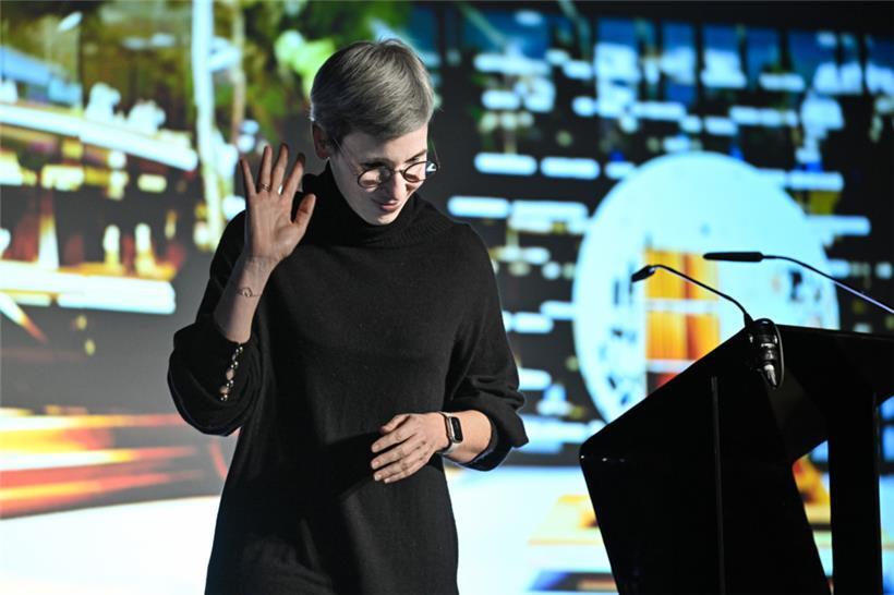 Wahrscheinlich ein letzter offizieller Abschied für Kulturministerin Sam Tanson....