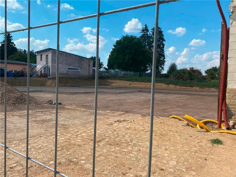 Wann die Baustelle wieder eröffnet wird, steht noch nicht fest
