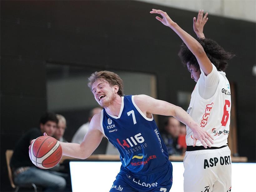 War am Samstag nicht zu stoppen: der Escher Profispieler Quinten Nelson (in Blau)