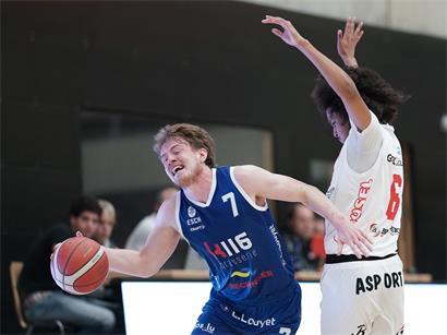 War am Samstag nicht zu stoppen: der Escher Profispieler Quinten Nelson (in Blau)