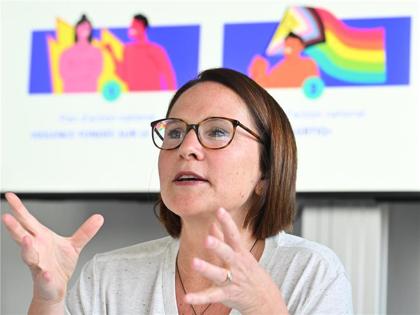 War in der Gleichstellungskommission zu Gast: Die zuständige Ministerin Yuriko Backes (DP) stand den Abgeordneten für Fragen zur Verfügung