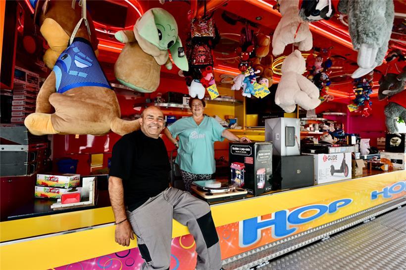 Warten auf die Besucher der diesjährigen Schueberfouer