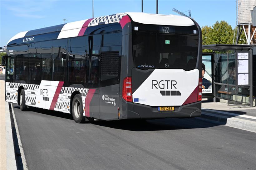 Was ein wenig aussieht wie der Mannschaftsbus des Luxemburger Handballmeisters HB Esch, ist in Wirklichkeit der neue Look des RGTR
