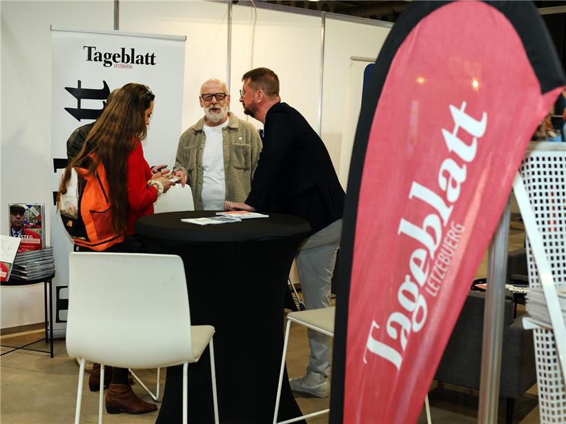 Was hat es mit dem Tageblatt-Wein auf sich? An unserem Stand gibt es Auskunft.