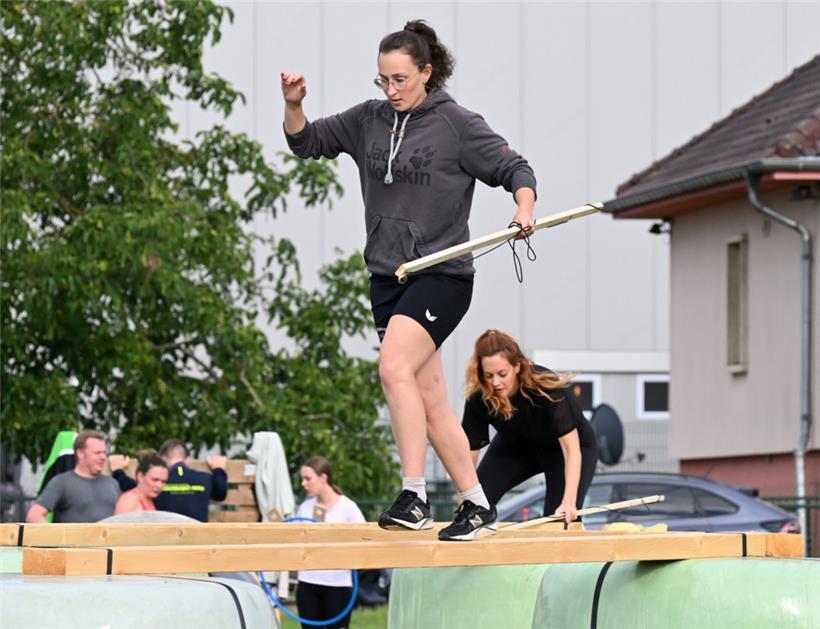 Was hier wohl geangelt wird? Geschicklichkeit ist eine wichtige Fähigkeit beim diesjährigen Parcours.
