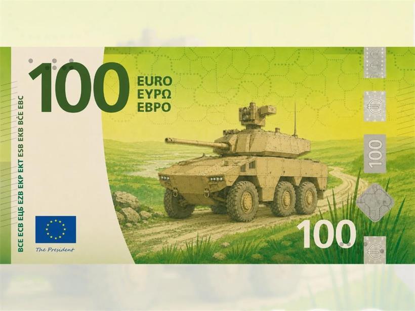 Luxemburger Verteidigungsabteilung veröffentlicht KI-Banknoten mit Militärausrüstung