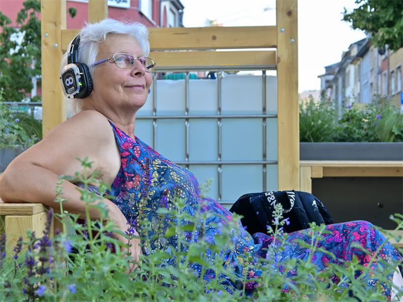 Lautlos gefeiert wurde am Freitag bei einer „Silent Disco“ in Bonneweg