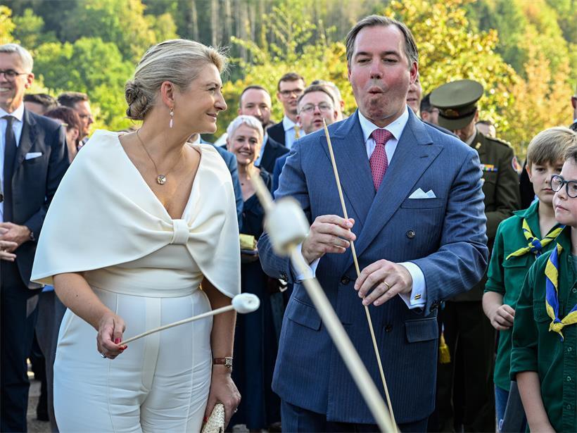 Guillaume und Stéphanie feiern „Joyeuse entrée“ im Osten