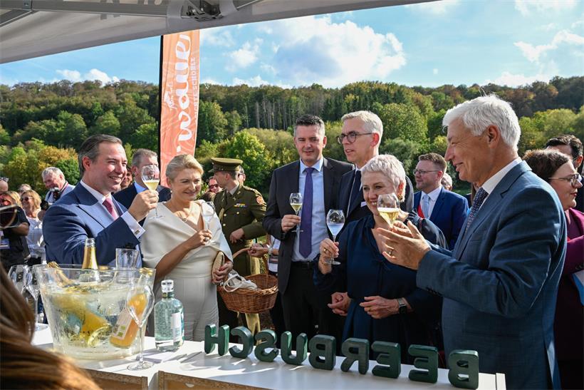 Ehnen empfängt Guillaume und Stéphanie mit viel Herzlichkeit