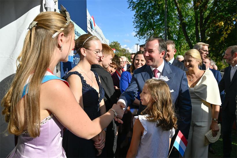 Ehnen empfängt Guillaume und Stéphanie mit viel Herzlichkeit