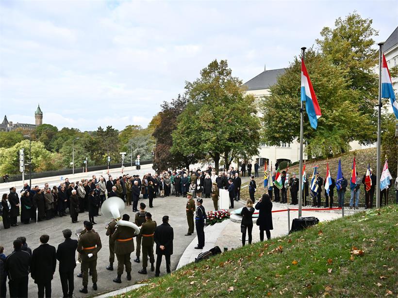 Gedenkfeier in Bildern: Luxemburg erinnert an die Opfer des Zweiten Weltkriegs