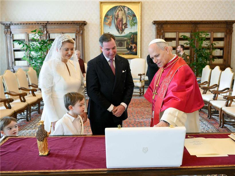 Papst Leo XIV. empfängt großherzogliches Paar im Vatikan