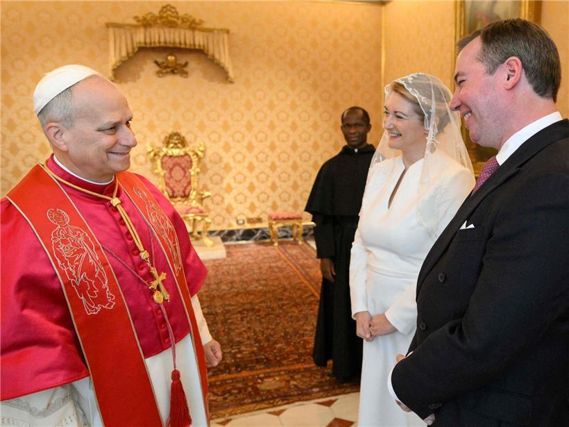 Papst Leo XIV. empfängt großherzogliches Paar im Vatikan