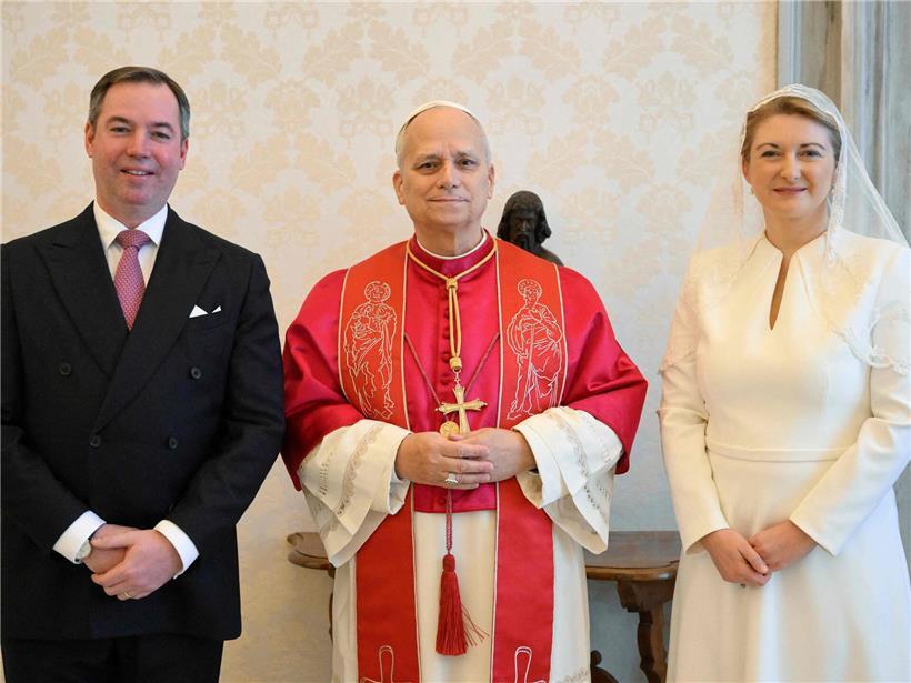 Papst Leo XIV. empfängt großherzogliches Paar im Vatikan