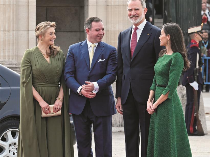 Das Großherzogliche Paar besucht den spanischen Königshof