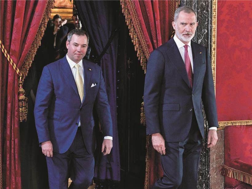 Das Großherzogliche Paar besucht den spanischen Königshof