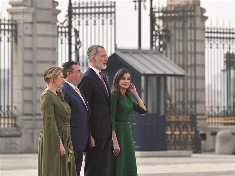 Das Großherzogliche Paar besucht den spanischen Königshof